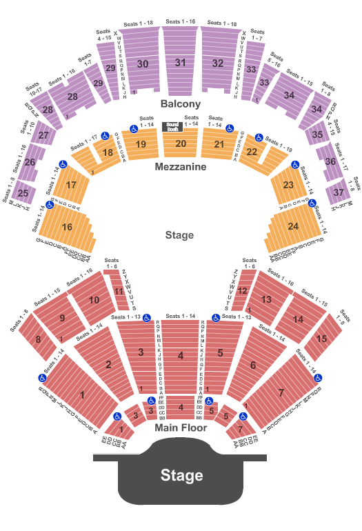 Grand Ole Opry House Grand Ole Opry Seating Chart